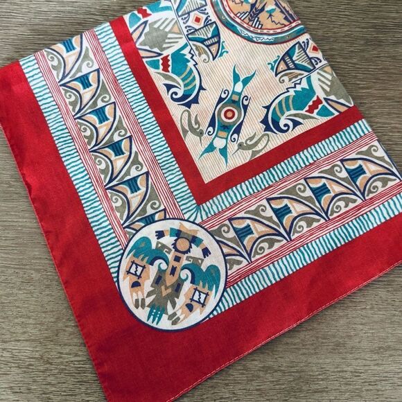 Accessories - Multi Boho Aztec Southwest Patter Bandana Scarf Accessory